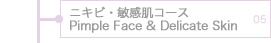 ニキビ・敏感肌コース