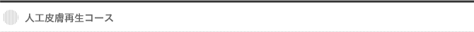 人工皮膚再生コース